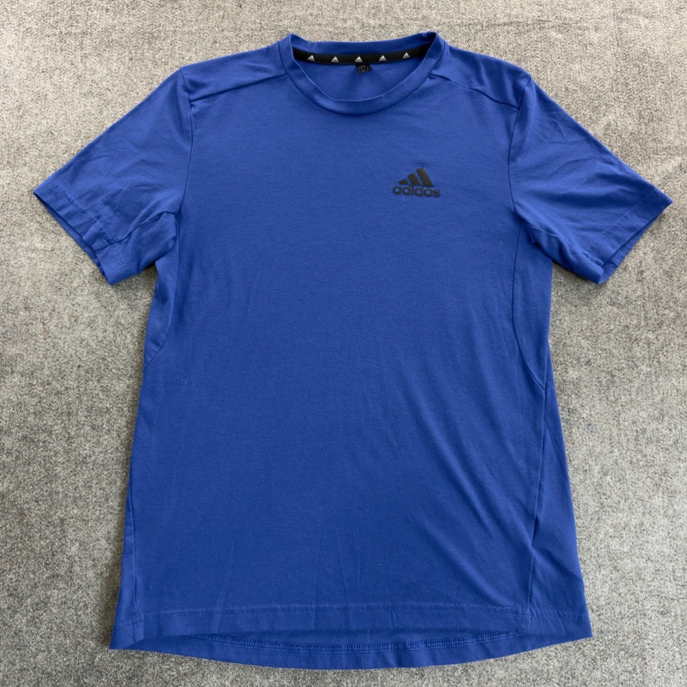 Adidas Primegreen Mens XS Royal Blue Aeroready Training T-Shirt Short Sleeve